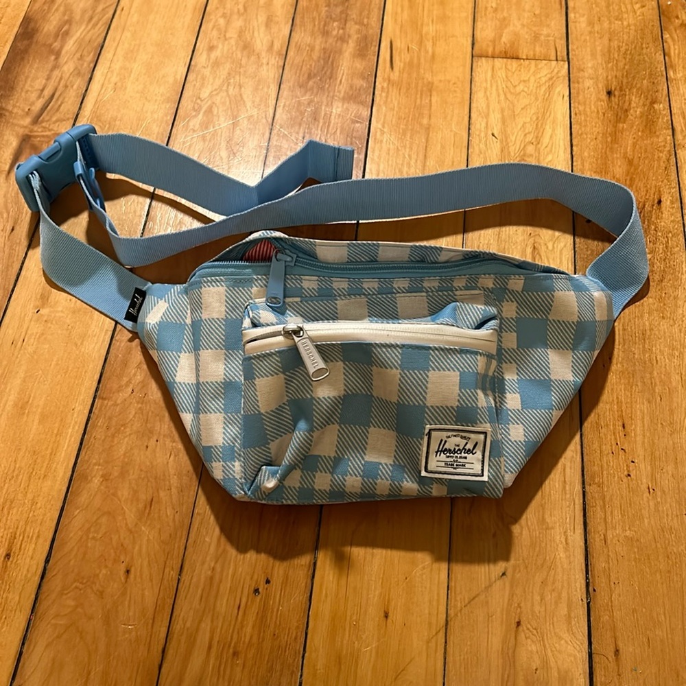 Herschel gingham belly bag